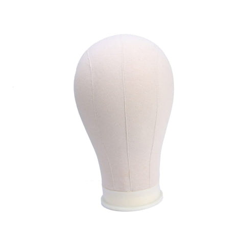 Beatifufu Canvas Head and Stand Canvas Mannequin Head 23 Inch Wig Head Canvas Holder Canvas Wig Head Display Mannequin Mannikin Head Bracket Model Manny Khaki Dummy Head Mannequin