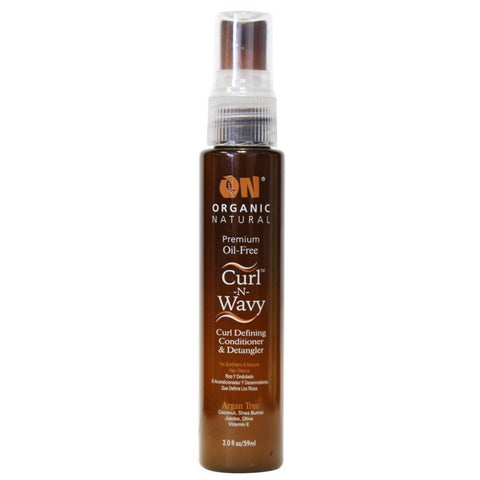 On Organic Natural Curl-N-Wavy Curl Defining Conditioner & Detangler Argan Tree 2 oz