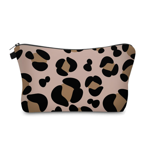 Aiphamy Cute Travel Makeup Bag Cosmetic Bag Small Pouch Gift for Women, Big Leopard, Casual