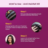 Wow Skin Science Onion Black Seed Hair Oil with Comb Applicator 100ml