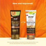WOW Skin Science Brightening Vitamin C Face Wash - No Parabens, Sulphate, Silicones & Color (100ml)