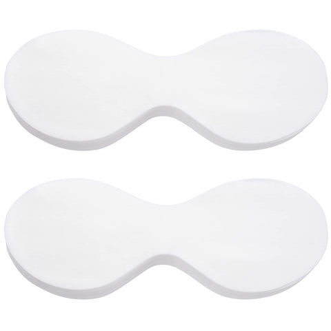 PAGOW 200 Sheets Disposable Non Woven Eye Care, Cotton Paper Facial Eye Pads Spa, DIY Clear Eye Mask Paper Beauty Sheets for Skincare Spa Wrap Moisture Retention