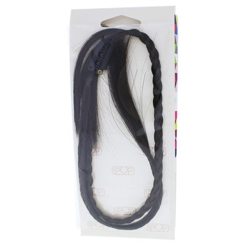 Hairdo Pop Double Braid Headband - R6 Dark Chocolate for Women - 1 Pc Hair Headband