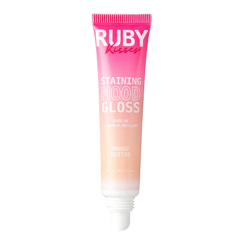 Ruby Kisses Staining Mood Gloss - Mango Butter, 10ml