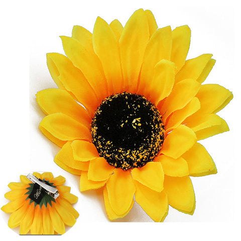1 Sunflower Hair Clip: Patiky Sunflower Hair Clips For Women Girls Non Slip Alligator Clips Hairpin Ts08