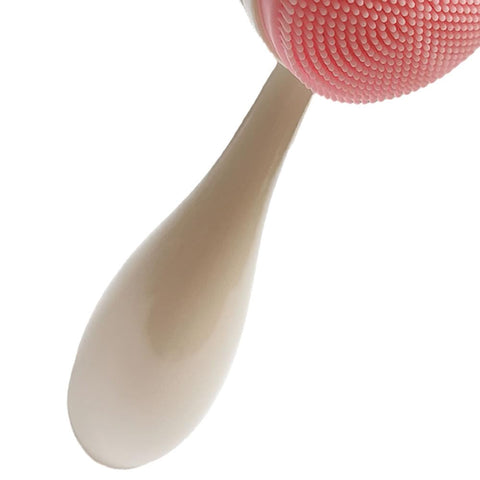 Face Brush MYMOOSH Double Side Facial Cleansing Brush with Soft Bristles for Face Cleansing Skin Care, Silicone Face Brush for Facial Scrub Exfoliating Massaging (white)