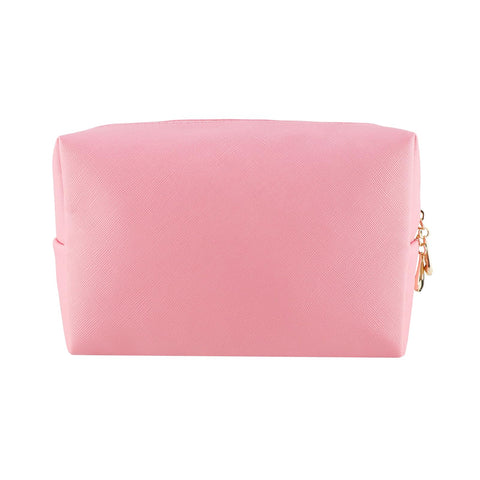 Kososuru Small Makeup Bag Portable Cosmetic Bag for Women Makeup Pouch Waterproof Toiletry Bag for Travel, Rose pink-Big, Big Size, Portable