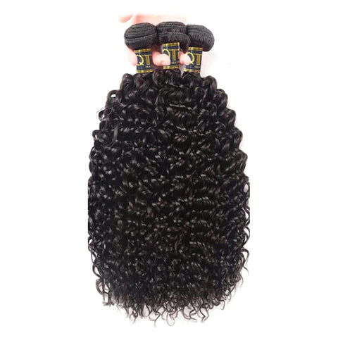 QTHAIR 12A Peruvian Loose Deep Curly Wave 3 Bundles (20" 22" 24",300g)100% Unprocessed Peruvian Virgin Hair Human Hair Bundles