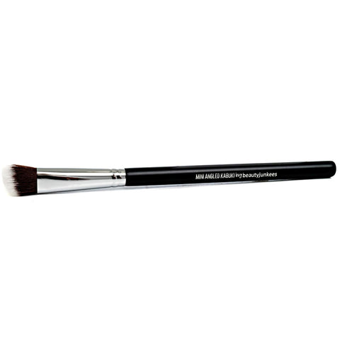 Blending Brush: Angled Makeup Brush Best for Precision Blending Eyeshadows (Small, Vegan) - Beauty Junkees