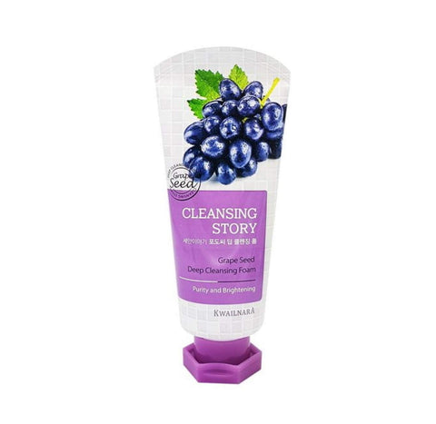 New** Cleansing Story Natural Deep Facial Foam Cleanser - Grape Seed