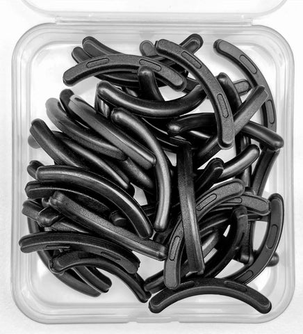 Grehge ckenwickler Nachfüllpackungen Wimpernzange Nachfüllpackungen 80 Pack Wimpernzange Pads Silikon Gummi Lockenwickler Ersatz Nachfüllpads für Universal Wimpernzange mit einer klaren