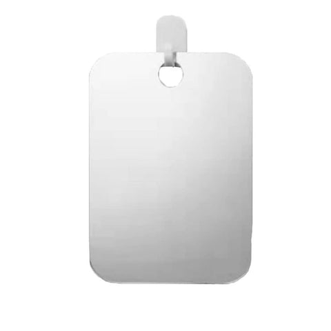 2PCS Shower Mirror Shower Fog Free Mirror Shower Mirror Fogless for Shaving Make Up 6.7"x5.1" Portable Handheld Mirror Accessories for Home,Travel,Gym,Bathroom