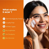 WOW Skin Science Brightening Vitamin C Face Wash - No Parabens, Sulphate, Silicones & Color (100ml)