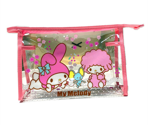 Kerr's Choice Kawaii Toiletry Bag - Waterproof Makeup Bag - Travel Storage Bag - Gift for Women & Girls, Clear, 1 Count (Pack of 1)