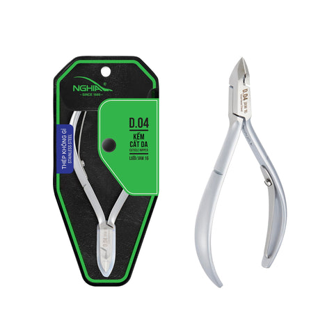 Nghia Stainless Steel Cuticle Nipper D-04 (Jaw16)