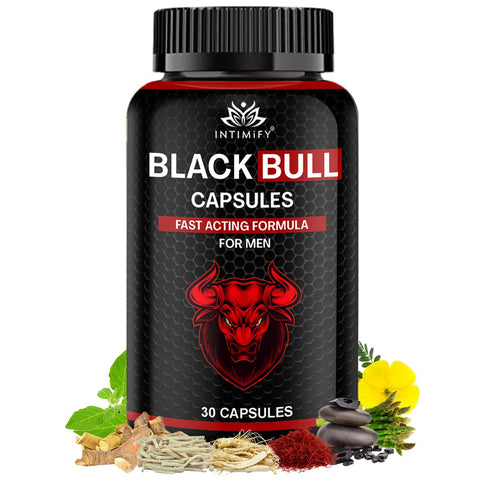 Roll over image to zoom in
INTIMIFY Ayurvedic Capsules For Men with Ashwagandha, Gokshura, Shatavari, Safed Musli (30 count)