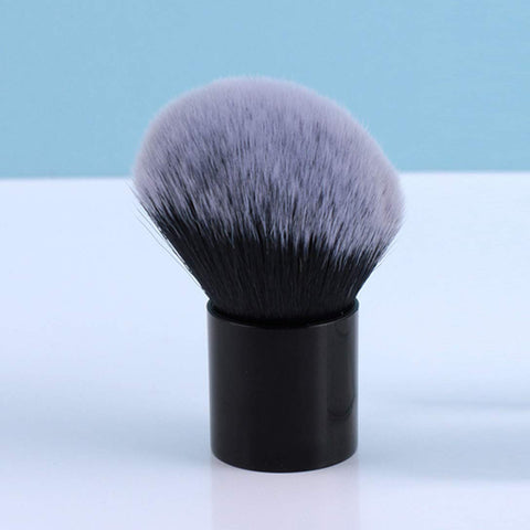 RN BEAUTY Large Mineral Powder Brush Foundation Brush Contour Brush Blush Brush Bronzer Brush Face Blender Buffing Blending Kabuki Makeup Brushes Thick And Dense Full Coverage (Angled Top, Black)
