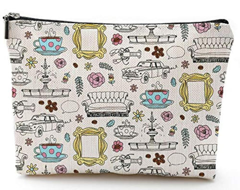 Friends Forever Friends TV Show Merchandise Friends Makeup Bag Cosmetic Bag for Friends Fans