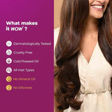 Wow Skin Science Onion Black Seed Hair Oil with Comb Applicator 100ml