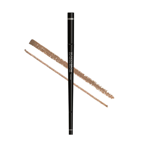 Wunder2 Dual Brow Liner Makeup Eyebrow Pencil With Angled Tip and Ultra Fine Tip Dual Precision, Blonde