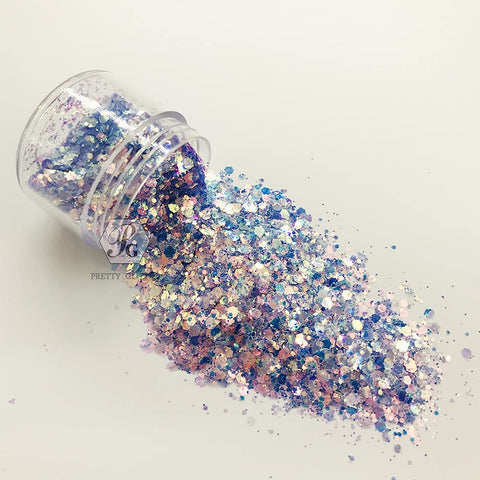10g High Sparkle Iridescent Chunky Mixes Glitter Opal Sequins Nail Glitter Paillettes Eo-Friendly PET Sequin Nails Art Manicure Material NC02