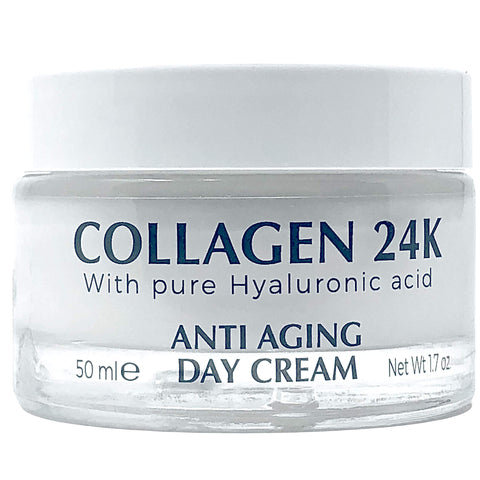 Delfanti Milano â€¢ COLLAGEN 24K â€¢ Anti-Aging Day Cream â€¢ with pure Hyaluronic Acid â€¢ Made in Italy.