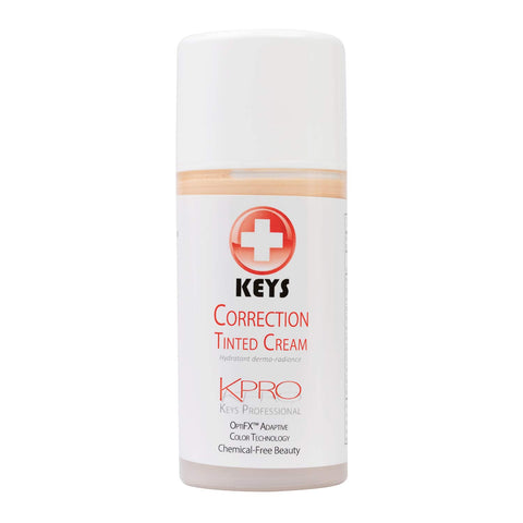 Keys Kpro Tinted Correction Cream â¬Œ 1-Step All Natural Hydrating Moisturizing Foundation With Optifx Adaptive Color Technology, Vegan, Gluten Free, Chemical Free, Fragrance Free, 3.4 Ounces