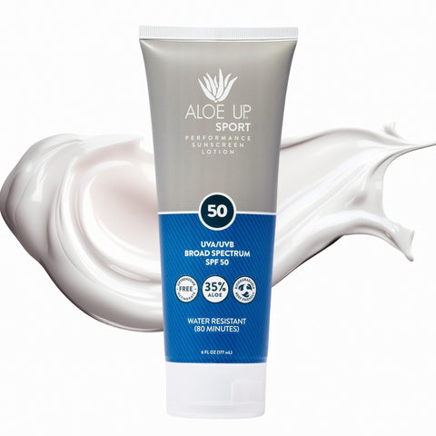Aloe Up Sport SPF 50 Sunscreen Lotion 6oz
