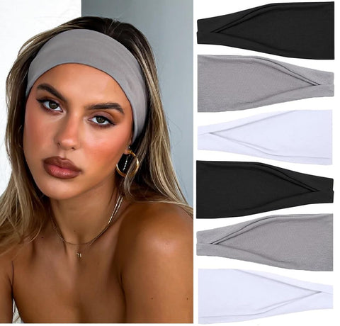 TERSE Headbands for Women Hair Bands for Women’s Hair Non Slip Women Thick Headband Stretchy Sweat Bands Headbands for Yoga Workout Every Day Basic Fashion Hair Accessories for Women