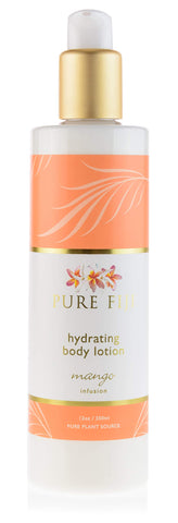 Pure Fiji Hydrating Body Lotion - Moisturizing Organic Body Lotion, Mango, 12 oz