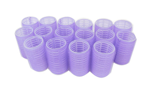 16pc x 36mm (1-7/16 ) Self Grip Velcro Hair Rollers Pro Salon Hairdressing Curlers