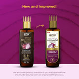 Wow Skin Science Onion Black Seed Hair Oil with Comb Applicator 100ml