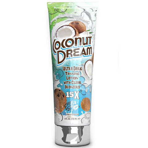 Fiesta Sun COCONUT DREAM Ultra Dark Tanning with Clear Bronzers - 8 oz.