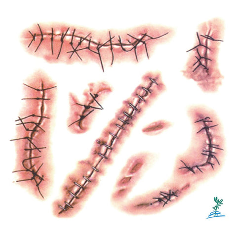 Yeeech Temporary Tattoo Paper 3d Body Face Scar for Halloween