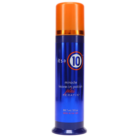 it's a 10 miracle leave-in potion plus keratin 3.4 fl. oz.