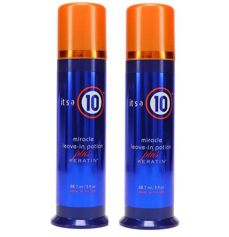 It's A 10 Miracle Leave In Potion Plus Keratin, 3.4 Fluid Ounce (Pack of 2)