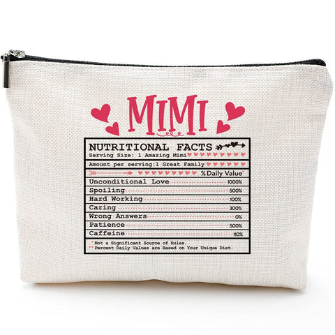 Blue Leaves Auntie Mothers Day Gifts Aunt Gifts from Niece Nephew Gifts for Aunts Birthday, Christmas, Appreciation Makeup Bag 002, Multicolor000087, 9?W x 7?H