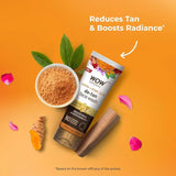 WOW Skin Science Ubtan Face Wash with Chickpea Flour, Turmeric, Saffron, Almond Extract, Rose Water & Sandalwood Oil - No Sulphate, Parabens, Silicones & Color (100mL)