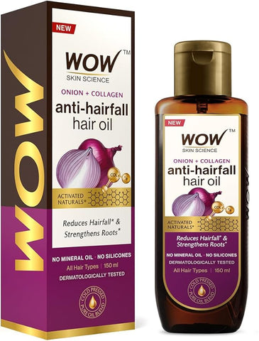 Wow Skin Science Onion Black Seed Hair Oil 150ml