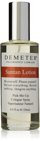 Demeter Suntan Lotion Cologne Spray for Women, 4 Ounce