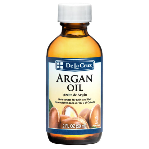 De La Cruz Pure Moroccan Argan Oil, Unrefined, Cold Pressed & Hexane Free, Bottled in USA 2 FL. OZ.