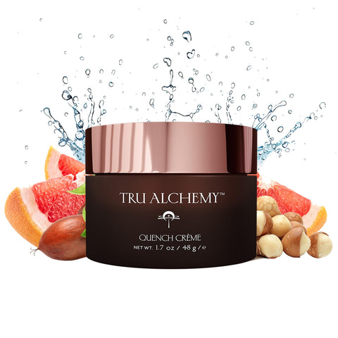 Tru Alchemy Quench CrÃ¨me Daily Facial Moisturizer | Hyaluronic Acid, Vitamin C, & Bakuchiol (better than Retinol) | Anti-Aging Skin Firming Face Cream | 1.4 oz/40 g