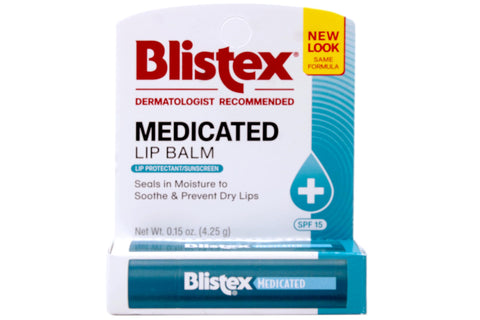 Blistex Medicated Lip Balm SPF 15 .15-Ounce Tubes (Pack of 24)