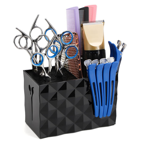 Segbeauty Professional Scissor Holder, Hair Cutting Tool Case, Hair Clips Storage Box, Hairdressing Combs Organizer for Stylists, Hairdresser, Barber, Pet Dog Groomer