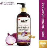 WOW Skin Science Red Onion Black Seed Oil Anti Hairfall Shampoo (500ml)