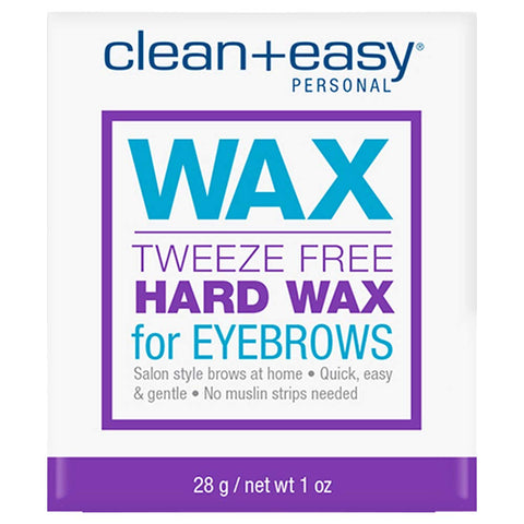 Clean Plus Easy Tweezer-Free Hard Wax, 1 Ounce