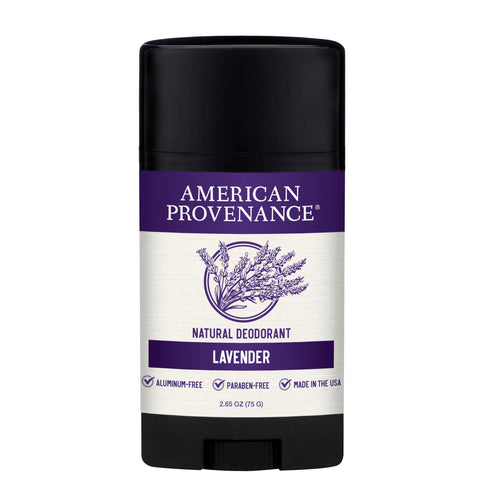 American Provenance Natural Deodorant, Lavender, 2.75 oz/75 gr