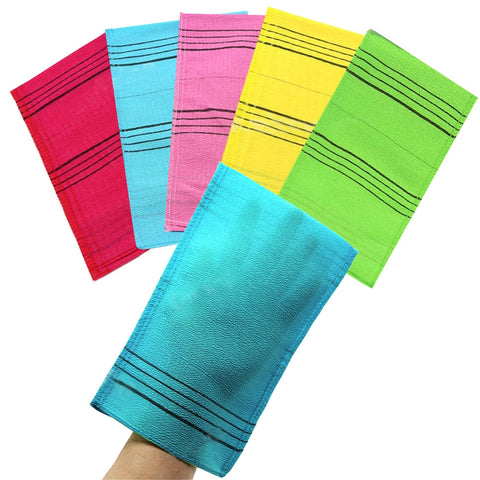 NOPIGO Premium Large Size 5 Color Korean Exfoliating Scrub Removing Mitt Italy Towel Bath Washcloth Shower Loofah