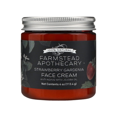 Farmstead Apothecary 100% Natural Anti-Aging Face CreamStrawberry Gardenia 4 oz