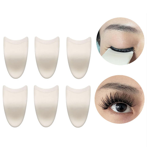 6 Pcs Lash Clip Applicator False Eyelashes Applicator Tool, Lashes Buddy Makeup Tweezers Lash Clip Applicator for Wear False Eyelashes Makeup Tools Lash Tweezers